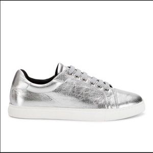 Rebecca Minkoff Bleeker Silver Sneakers